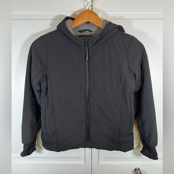 Athleta Girl | Jump To It | Puffer | Jacket | Black | Hooded | M (8-10) - Picture 2 of 8
